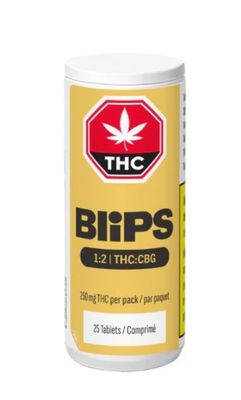 11.25g BLIPS-1:2 THC:CBG Tablets 25/pack