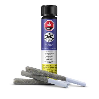 1.5g BC DOOBIES-Sin N’ Juice PR 3x.5g
