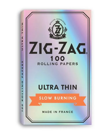 ZIG-ZAG-Ultra Thin (Silver) Rolling Papers Single Wide Double Window