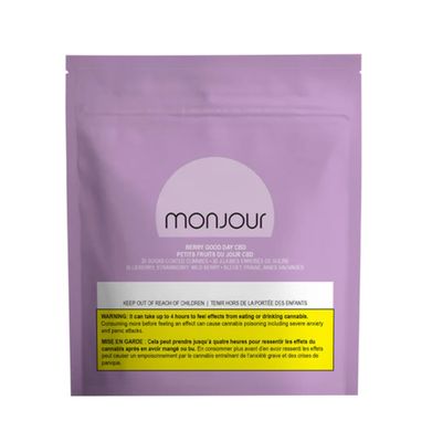 135g MONJOUR-Berry Good Day CBD 20 Chews 30/pack