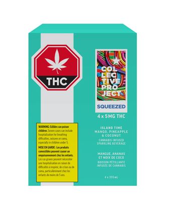 1420ml COLLECTIVE PROJECT-Island Time THC:CBD 5:5 | 4/pack