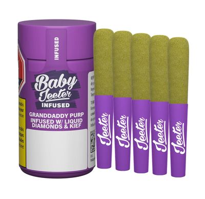 2.5g BABY JEETER-Infused Granddaddy Purp PR 5x.5g
