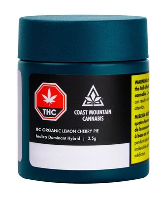 3.5g COAST MOUNTAIN CANNABIS-Organic Lemon Cherry Pie