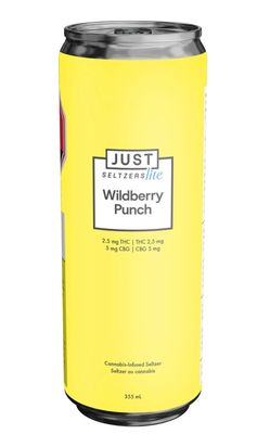 355ml JUST SELTZERS LITE-Wildberry Punch THC:CBG