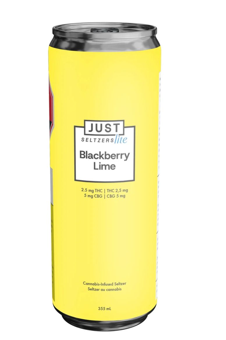 355ml JUST SELTZERS LITE-Blackberry Lime THC:CBG