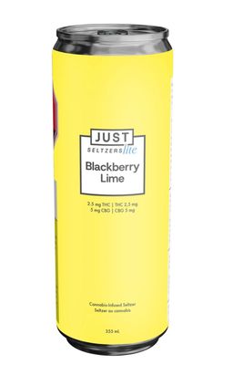 355ml JUST SELTZERS LITE-Blackberry Lime THC:CBG