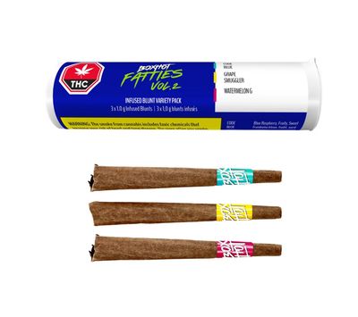 3g BOXHOT-Fatties Vol.2 Infused Blunt Variety Pack PR 3x1g