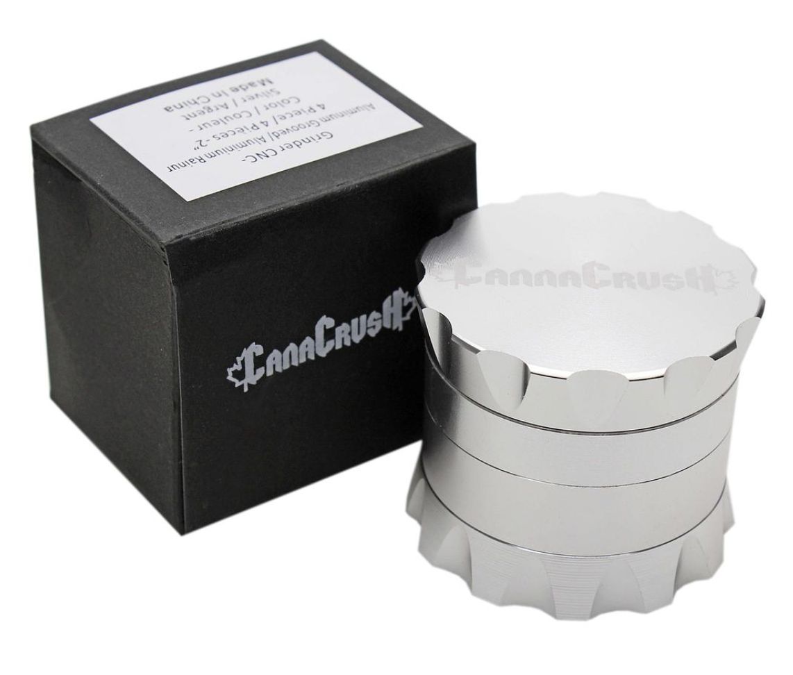 GRINDER | CANA CRUSH- 4-Piece Medium Grinder 2” with Grooves