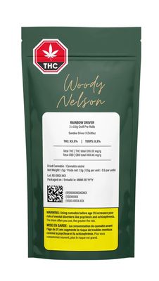 1.5g WOODY NELSON-Rainbow Driver PR 3x.5g