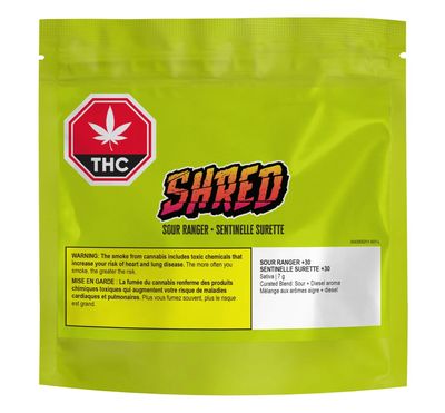 7g SHRED-Sour Ranger Milled