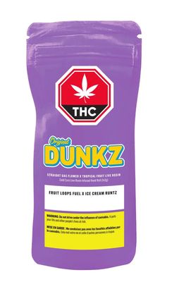2g ORIGINAL DUNKZ-Hash Hole Live Rosin Infused PR 1x2g