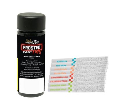2.8g CLAYBOURNE-Frosted Flyers Fast Pack Variety Infused PR 8x.35g