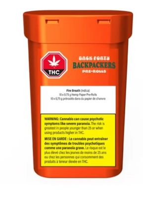7.5g BACK40-Fire Breath PR 10x.75g