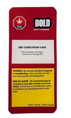 1g BOLD-RBF CRE Vape Cartridge