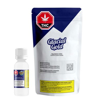 38g GLACIAL GOLD-Mega CBD 200+ Oil