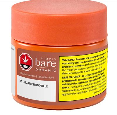 3.5g SIMPLY BARE-Organic Hibachi Blue LTO