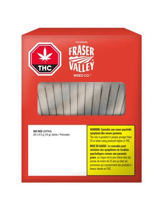10g FRASER VALLEY WEED CO-Big Red Sativa PR 20x.5g