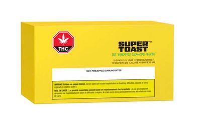 30g SUPER TOAST-Pineapple Diamond Chews 10/pack