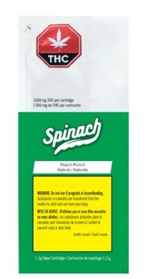 1.2g SPINACH-Peach Punch Vape Cartridge