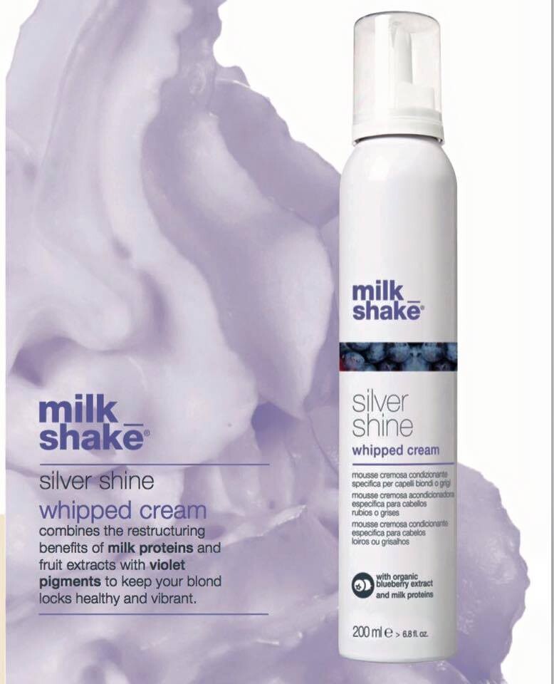 Silver shine whipped cream