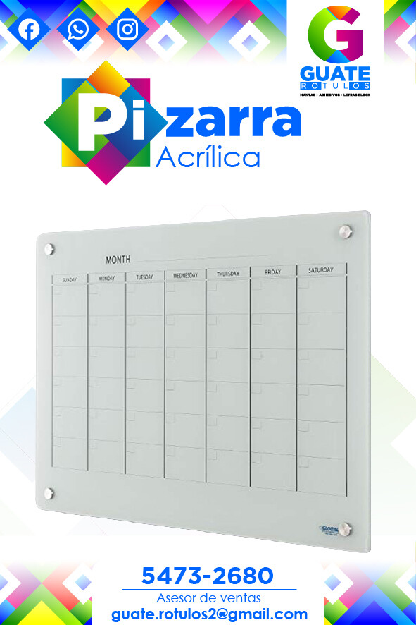 Pizarras Acrilicas
