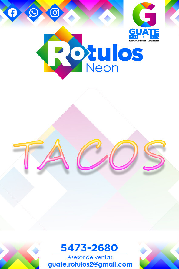 Rotulos Neon