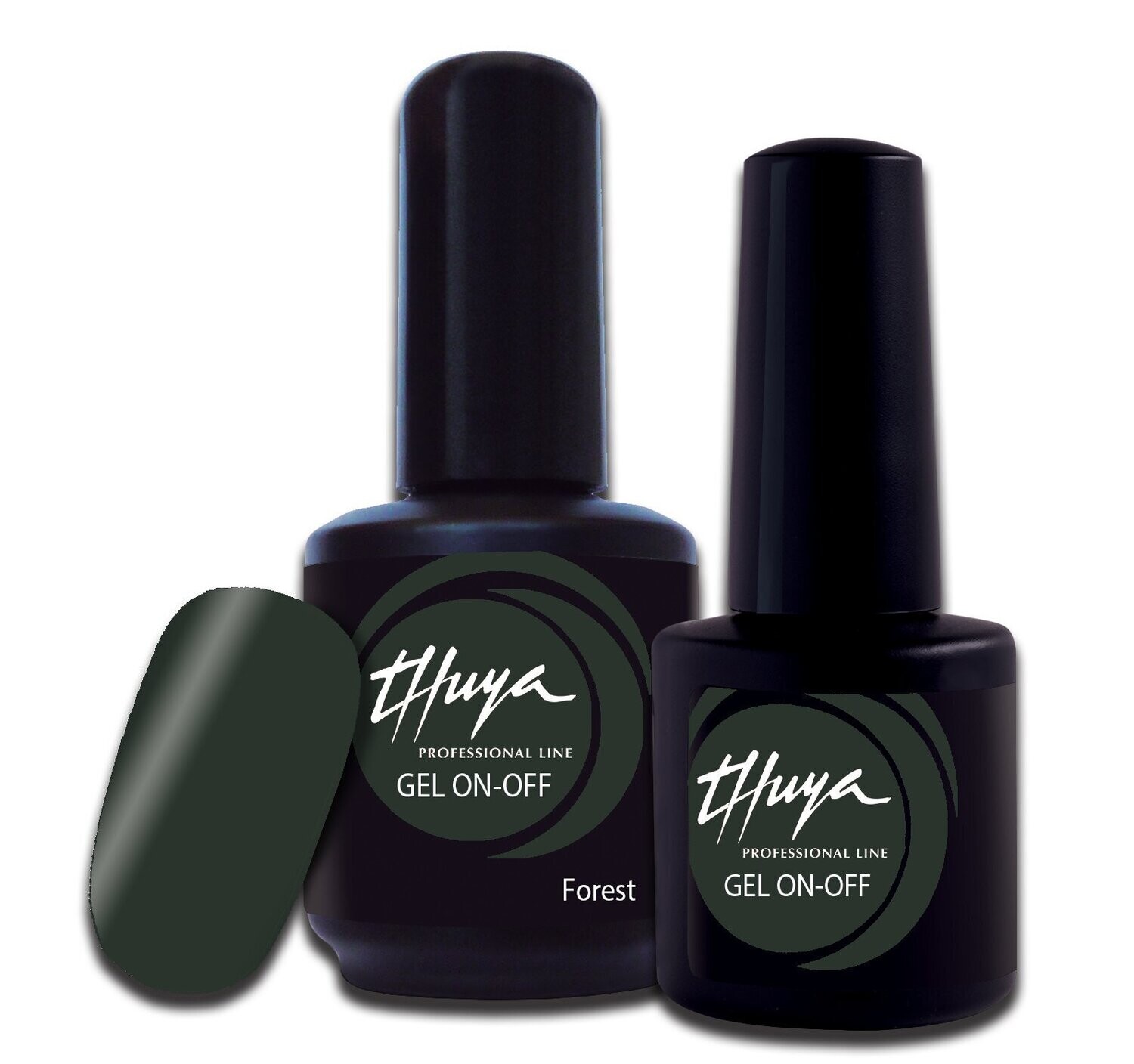 Smalto semipermanente Thuya - Gel ON OFF - 106 - Forest, Formato: 7 ml