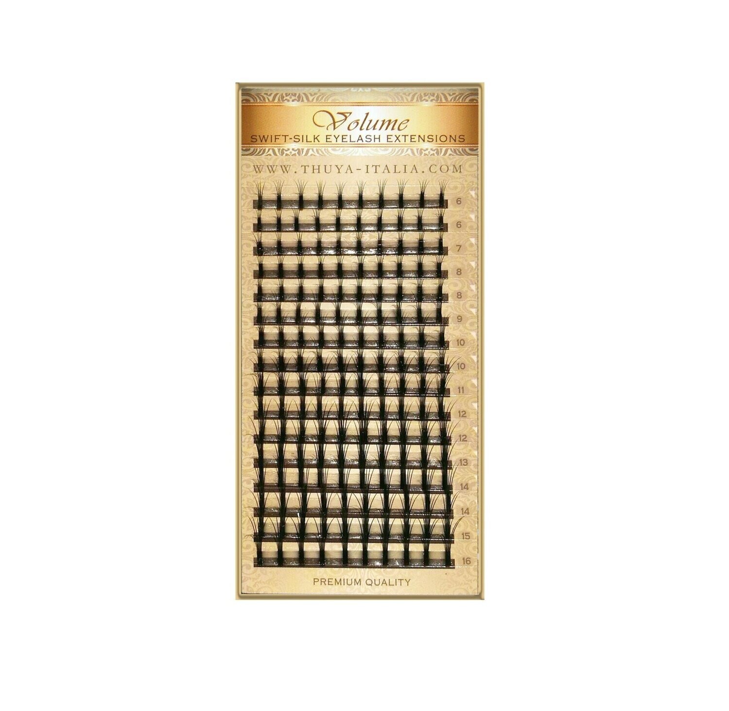 Extension VOLUME Swift Silk (16 strisce) 5D  J 0,18mm