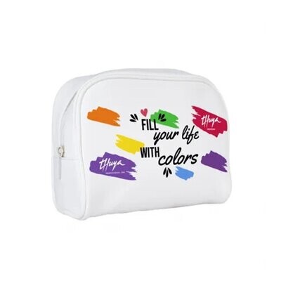 Beauty pochette bianca Thuya - Fill your life with colors