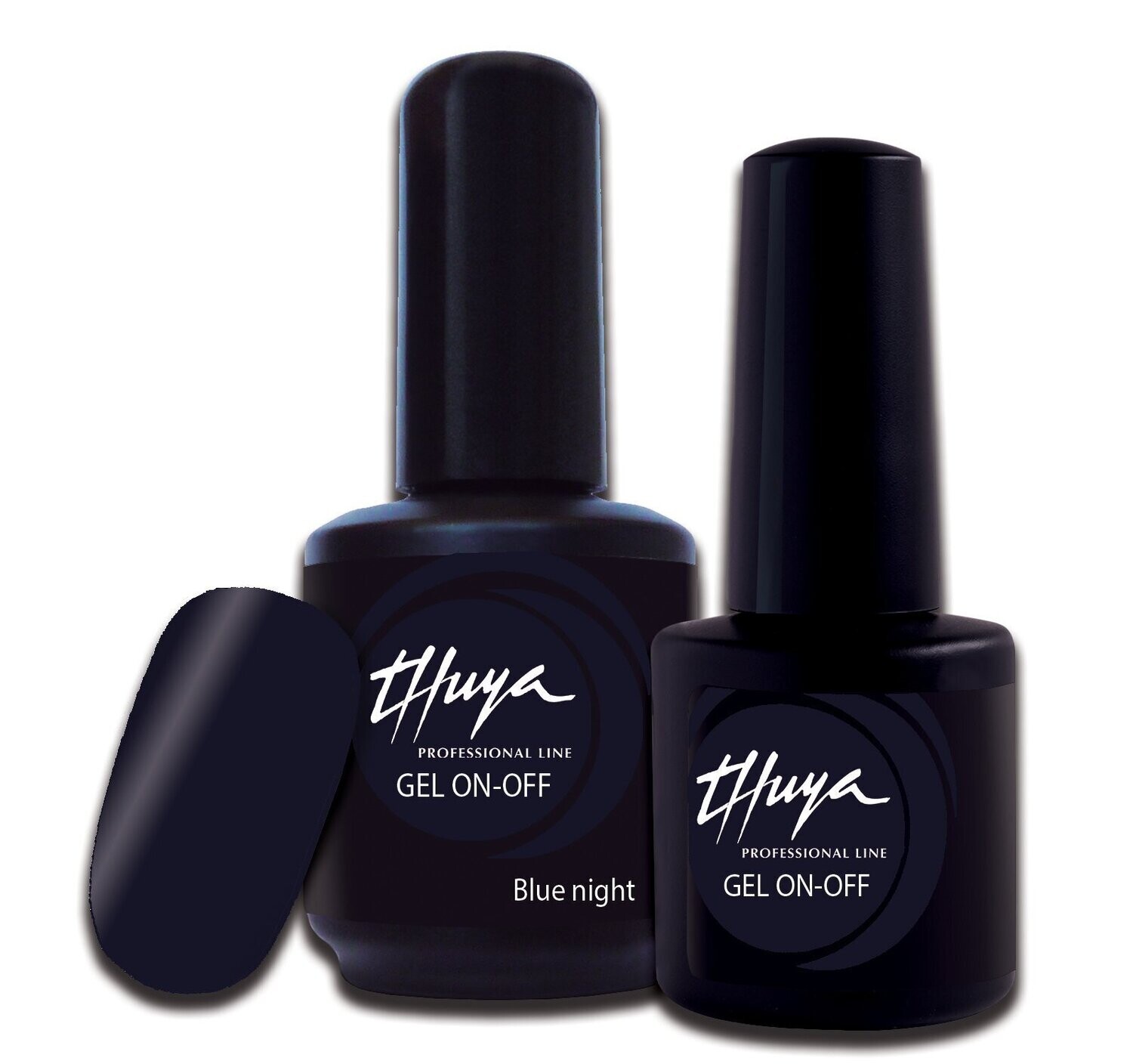 Smalto semipermanente Thuya - Gel ON OFF - 132 - Blue night, Formato: 7 ml