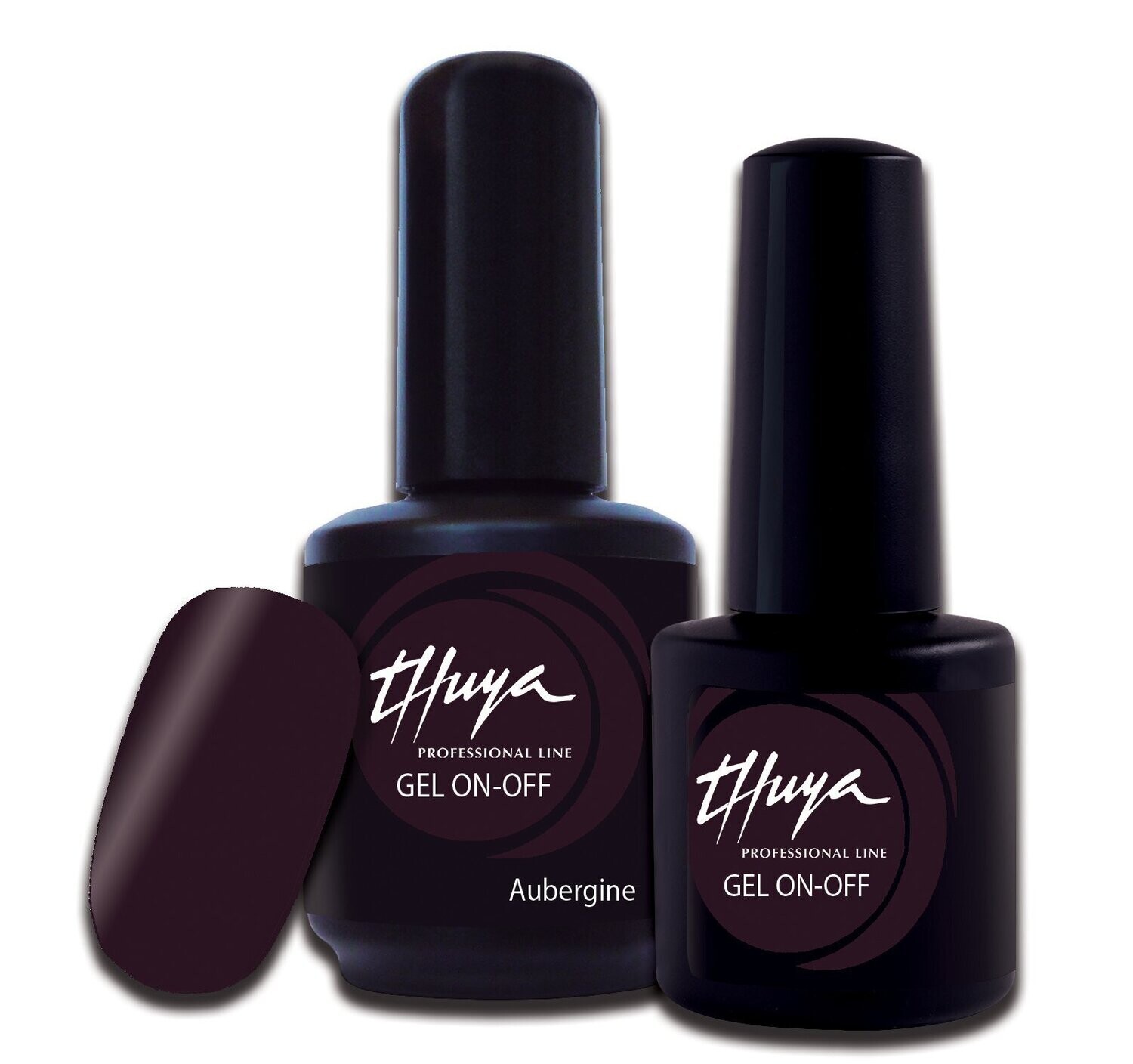 Smalto semipermanente Thuya - Gel ON OFF - 085 - Aubergine, Formato: 7 ml