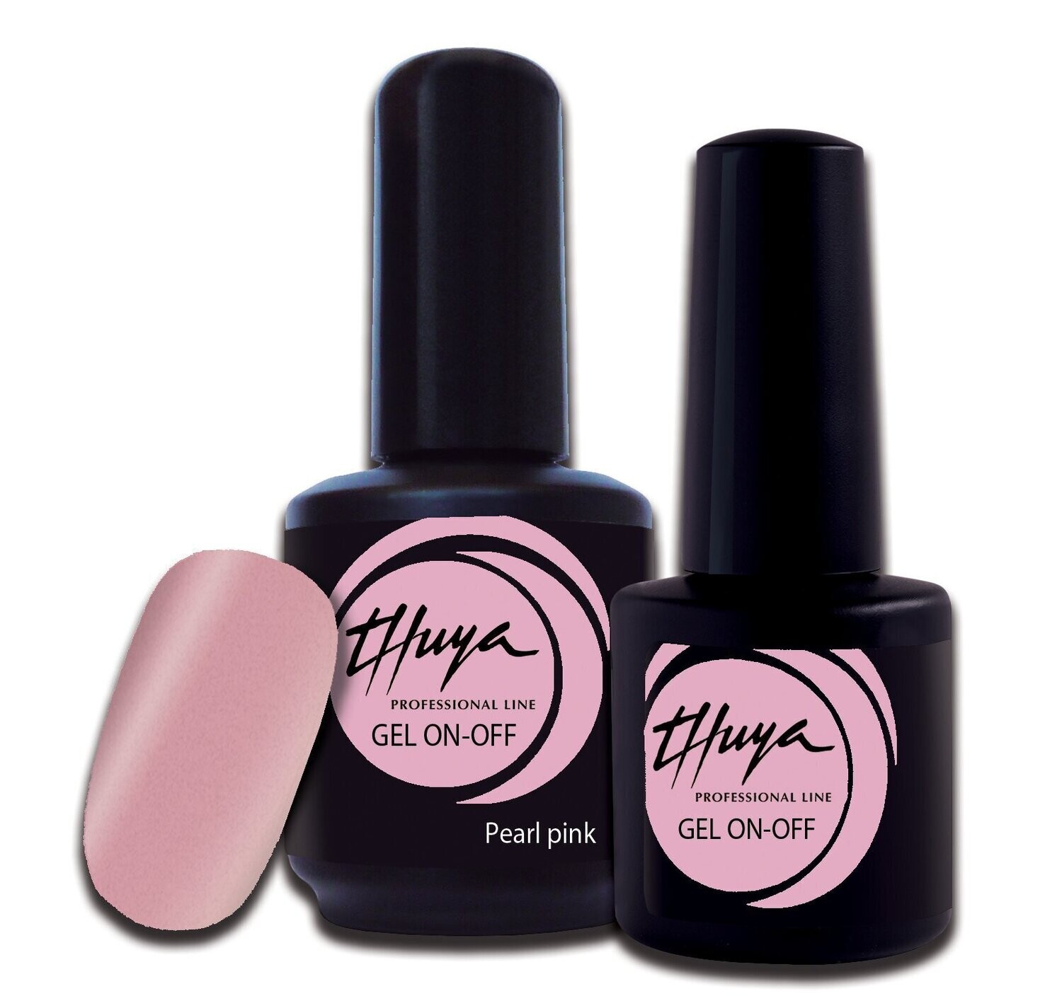 Smalto semipermanente Thuya - Gel ON OFF - 150 - Pearl pink, Formato: 7 ml