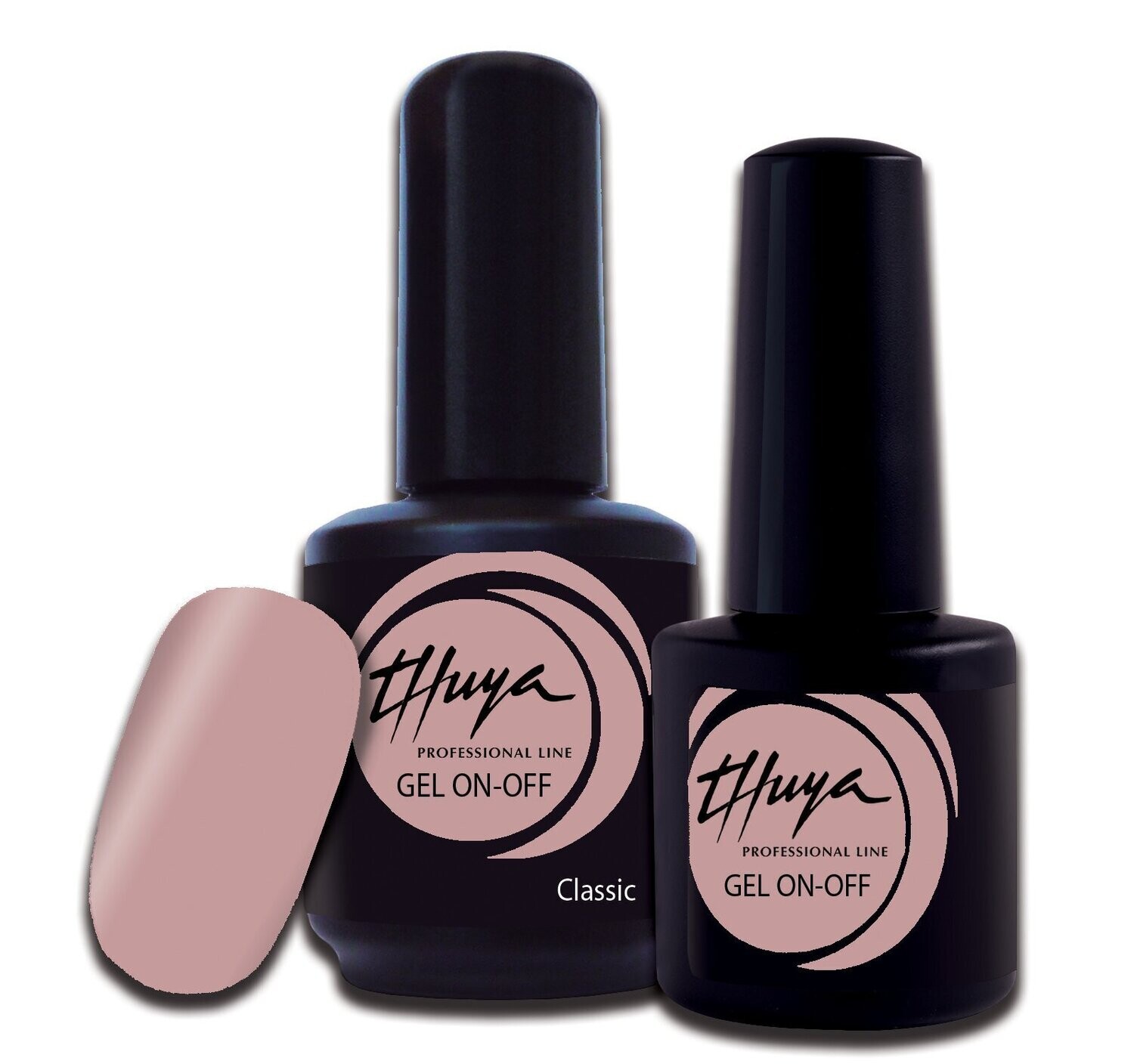 Smalto semipermanente Thuya - Gel ON OFF - 072 - Classic, Formato: 7 ml