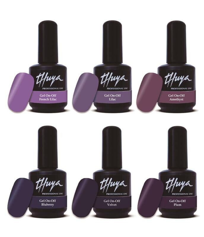 Gel On Off Thuya Collezione - 011 Shades of Purple Lilac Gel On Off Thuya Collezione - 011 Shades of Purple Lilac