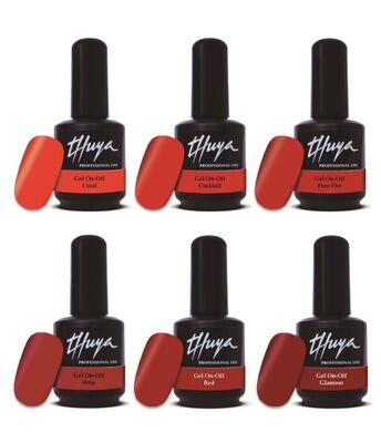 Gel On Off Thuya Collezione - 005 Shades of Red (light)