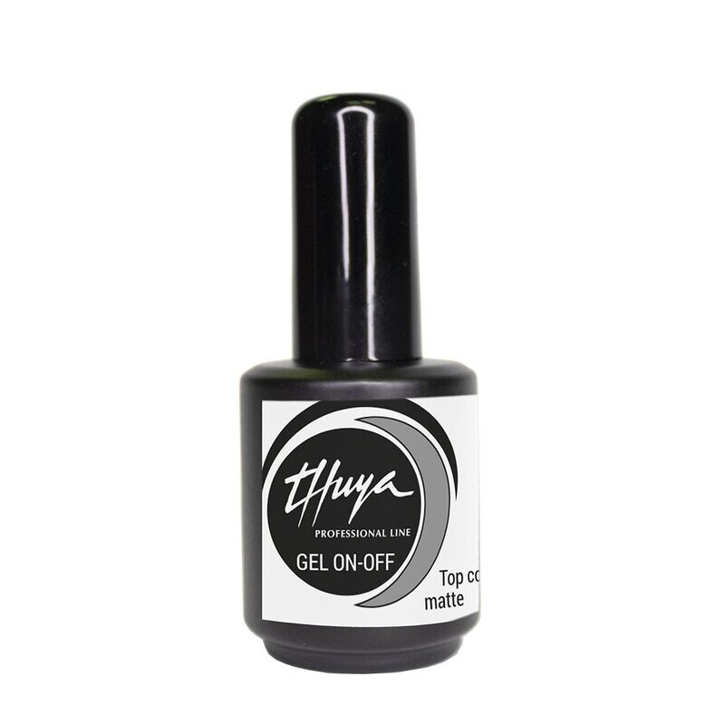 Gel ON OFF Thuya (14ml) Top Coat Mat - No Wipe (sigillante opaco senza dispersione) Gel ON OFF Thuya (14ml) Top Coat Mat - No Wipe (sigillante opaco senza dispersione)