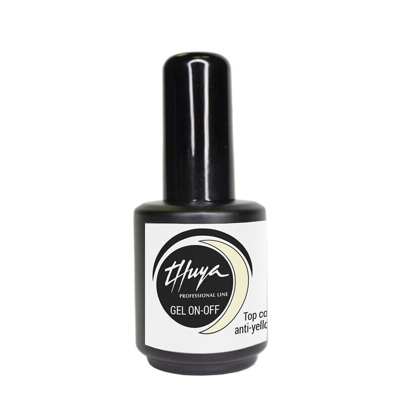 Gel ON OFF Thuya (14ml) Top Coat - Antingiallente (Anti UV) Gel ON OFF Thuya (14ml) Top Coat - Antingiallente (Anti UV)