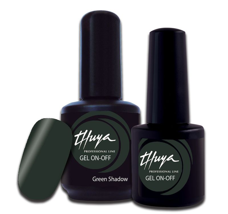 Smalto semipermanente Thuya - Gel ON OFF - 211 - Green Shadow