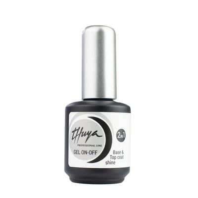 Gel ON OFF Thuya (14ml) Base & Top Coat Shine 2 in 1 Gel ON OFF Thuya (14ml) Base & Top Coat Shine 2 in 1