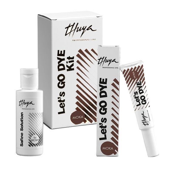Let's Go Dye Thuya (11ml) - Tinta diretta per sopracciglia - Kit Moka
