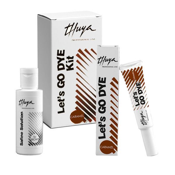 Let's Go Dye Thuya (11ml) - Tinta diretta per sopracciglia - Kit Caramel