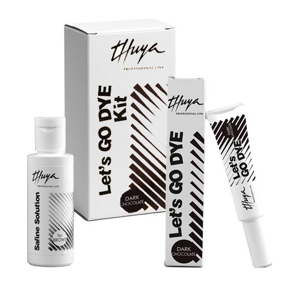 Let's Go Dye Thuya (11ml) - Tinta diretta per sopracciglia - Kit Dark Chocolate