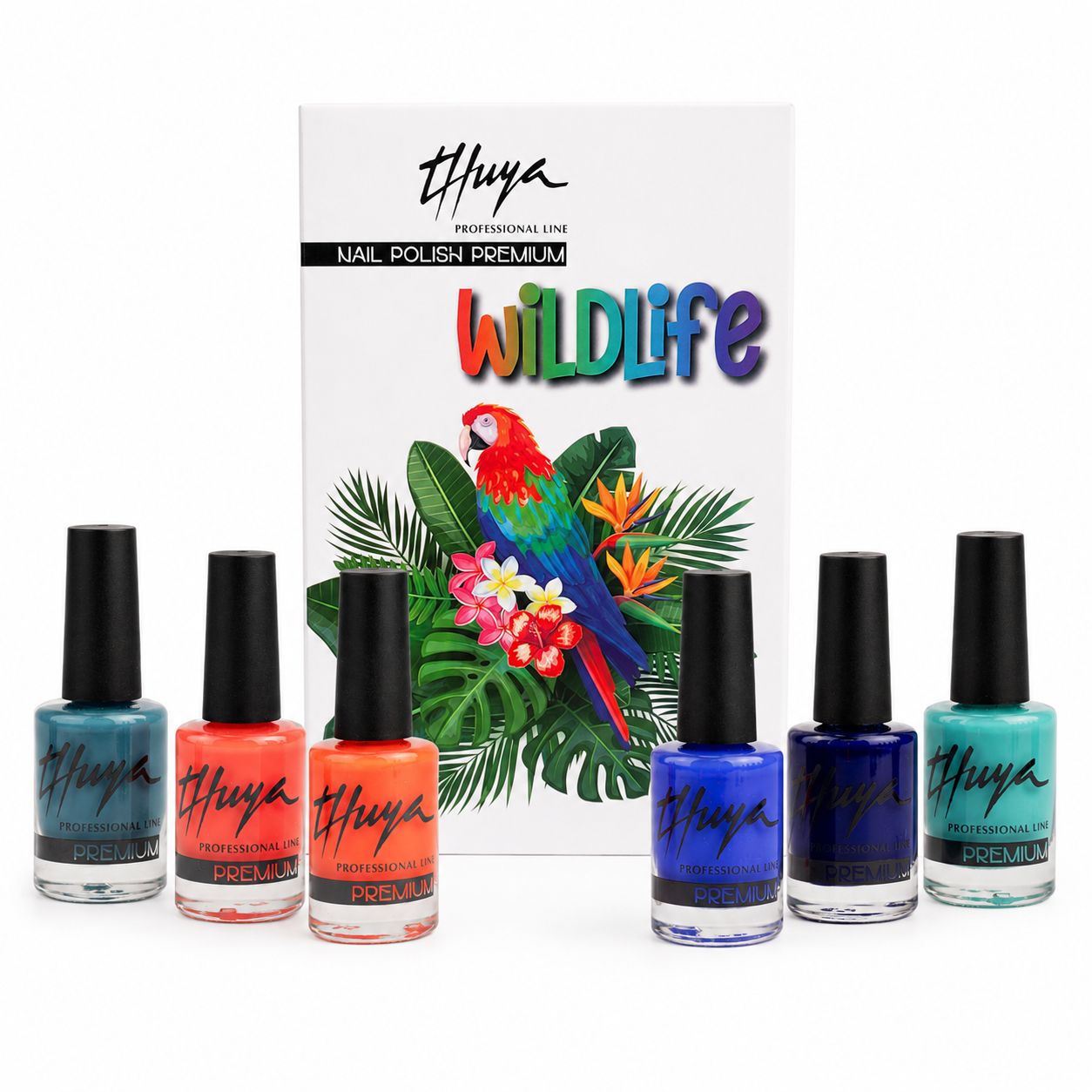 Smalto Premium Thuya - Cofanetto (6pz) - 002 - Wildlife