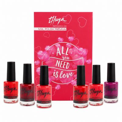 Smalto Premium Thuya - Cofanetto (6pz) - 001 - All You Need Is Love Smalto Premium Thuya - Cofanetto (6pz) - 001 - All You Need Is Love