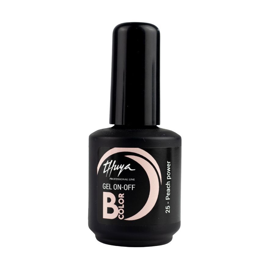 Smalto semipermanente Thuya - Gel ON OFF B-COLOR - 025 - Peach power