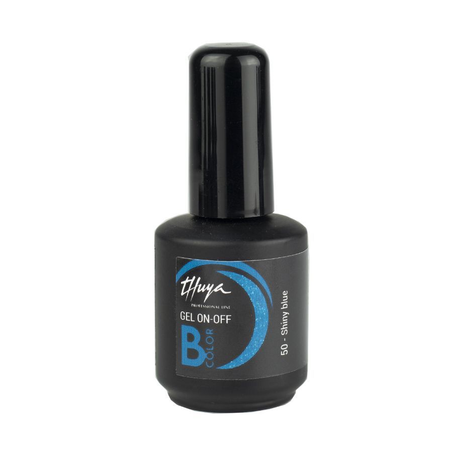 Smalto semipermanente Thuya - Gel ON OFF B-COLOR - 050 - Shiny blue Smalto semipermanente Thuya - Gel ON OFF B-COLOR - 050 - Shiny blue