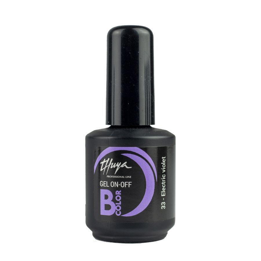 Smalto semipermanente Thuya - Gel ON OFF B-COLOR - 033 - Electric violet