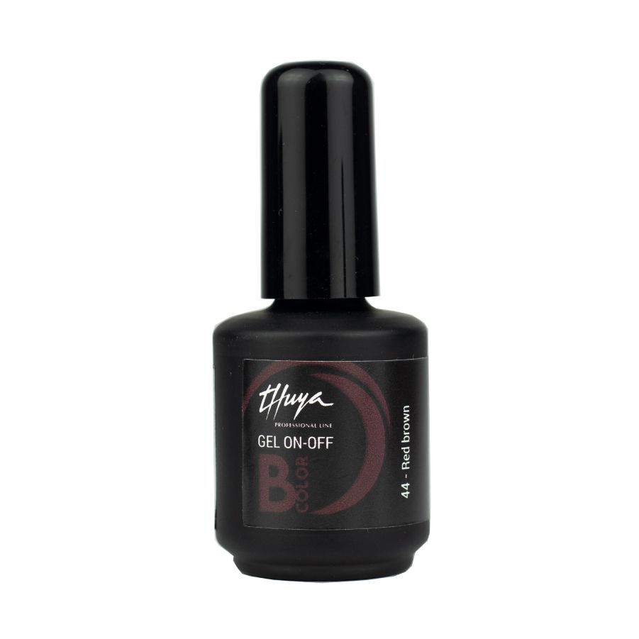 Smalto semipermanente Thuya - Gel ON OFF B-COLOR - 044 - Red rome
