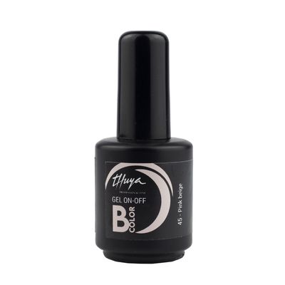 Smalto semipermanente Thuya - Gel ON OFF B-COLOR - 045 - Pink beige