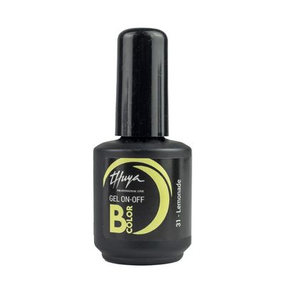 Smalto semipermanente Thuya - Gel ON OFF B-COLOR - 031 - Lemonade Smalto semipermanente Thuya - Gel ON OFF B-COLOR - 031 - Lemonade